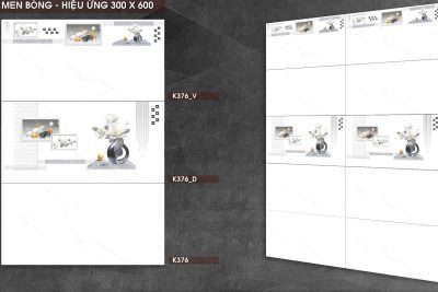 Gạch ốp tường 30x60 men