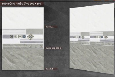 Gạch ốp tường 30x60 men